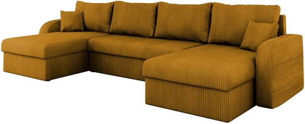 Ecksofa Kris U Cord (Farbe: Poso 01)