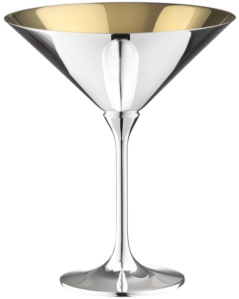Robbe Berking Dante 90g versilbert Cocktailschale, innen vergoldet
