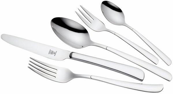 Justinus 'VENTANA' Besteckset 60-teilig, Edelstahl hochglanz, spülmaschinenfest