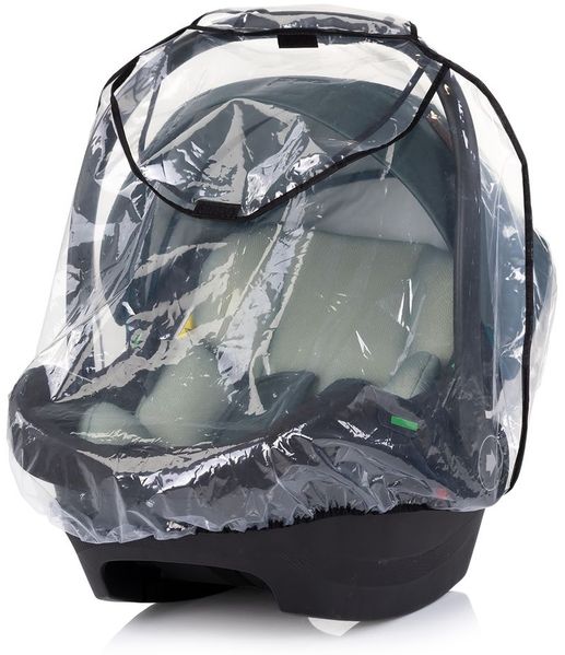 Chipolino Regenschutz für Babyschale universal wasserdicht Regenhaube Abdeckung transparent