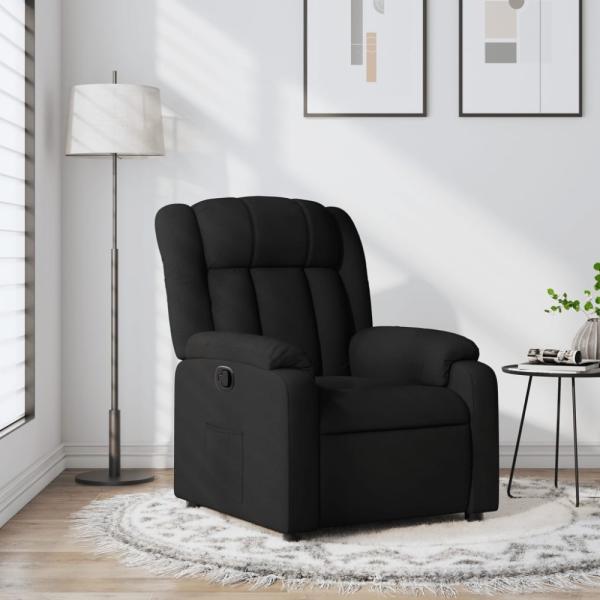 vidaXL Relaxsessel Schwarz Stoff 373576