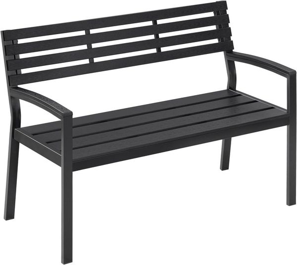 Woltu Gartenbank (1-St), Wetterfest für 2-3 Sitzer, bis 280 kg Belastbar
