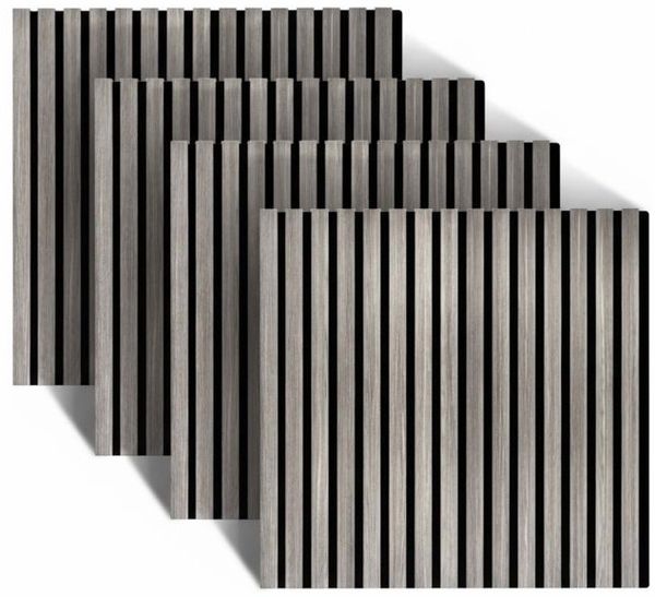 Relaxdays Akustikpaneele 4er Set 60 x 60 cm
