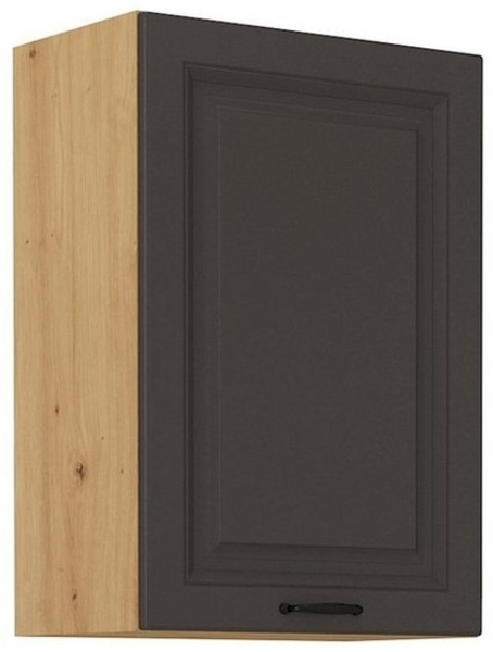 Hängeschrank 50 cm Stilo Grau + Eiche Artisan Küchenzeile Küchenblock Küche