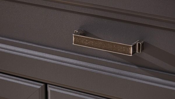 Schuhschrank JASMIN Garderobe in graphit und Artisan Eiche 93x102 cm Bild 5