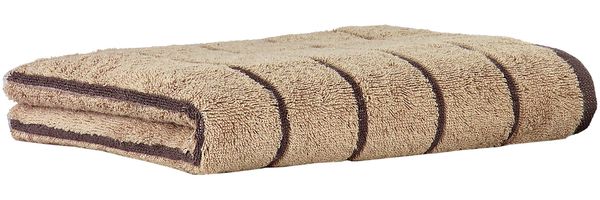 CAWÖ Gästetuch - C Balance, 30x50 cm, Walkfrottier, Baumwolle, Streifen Sand