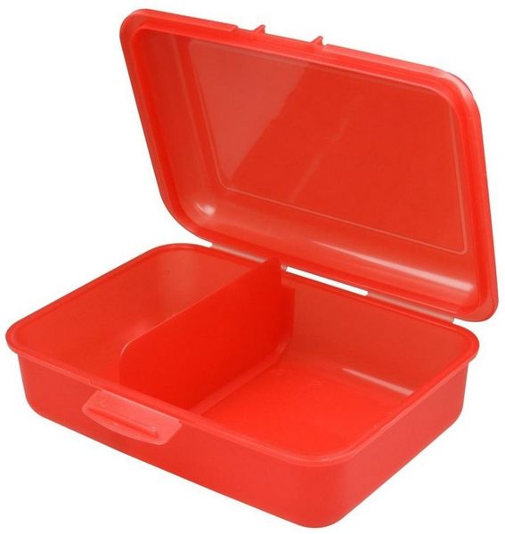 elasto Lunchbox "School-Box" 850 ml Vorratsdose mit Trennschale Made in Germnay