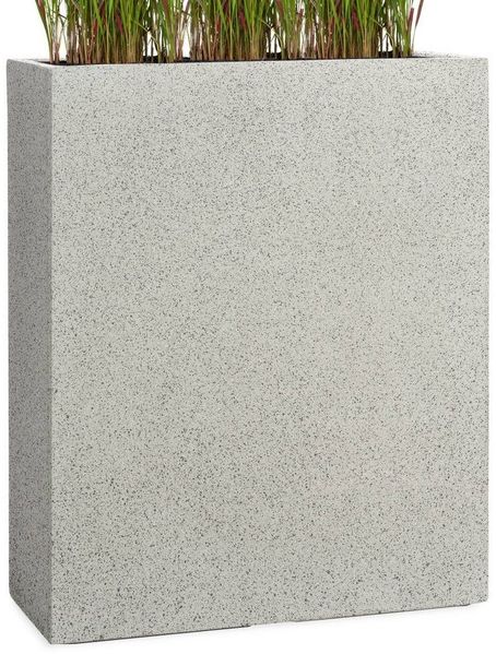 Pflanzwerk® Pflanzkübel DIVIDER Premium Blumenkübel Raumteiler Hochbeet Fiberglas, Fiberglas - Handgefertigt - Rechteckig - Frostbeständig