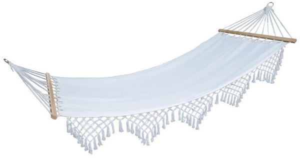 SVITA Stabhängematte Luxushängematte mit Schmucksaum, Boho-Look