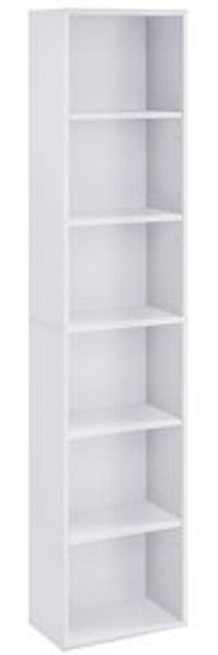 VASAGLE Bücherregal, 6-stöckiges Regal, offenes Aufbewahrungsregal, Standregal, 24 x 30,2 x 160,7 cm Bild 6