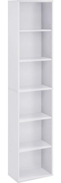 VASAGLE Bücherregal, 6-stöckiges Regal, offenes Aufbewahrungsregal, Standregal, 24 x 30,2 x 160,7 cm