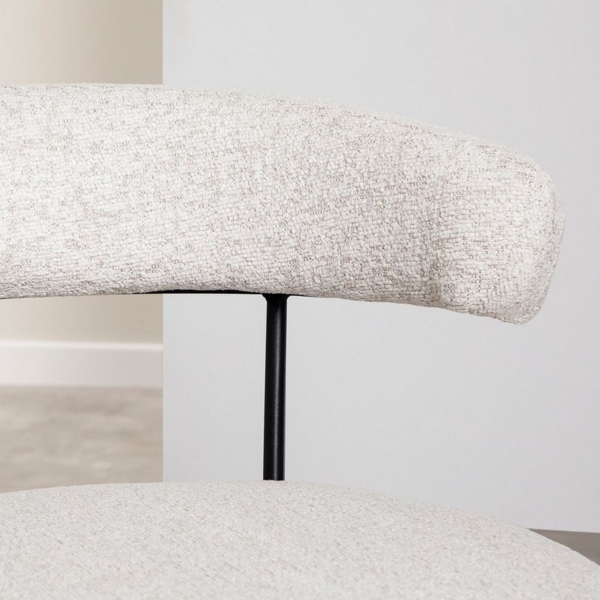 IDIMEX Loungesessel ISOMA, Wohnzimmerset mit Relaxsessel und Beistelltisch modernes design beige Bild 2