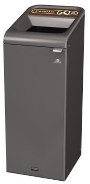 Rubbermaid Recyclingstation 2154770 57l Behältereinheit Bioabfall brau