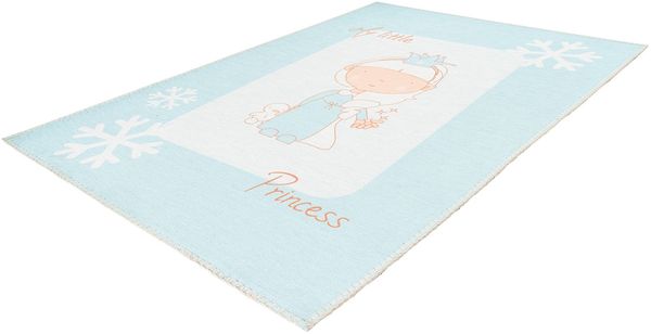 Teppich Bambini 100 Mint Ø 160cm RUND | Flachflor