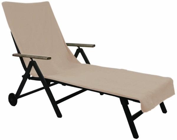 NYVI Strandtuch Frottee Schonbezug für Gartenliege NYVISpa 75x200 cm, Frottee, Hygiene Liegestuhlauflage für Sonnenliegen