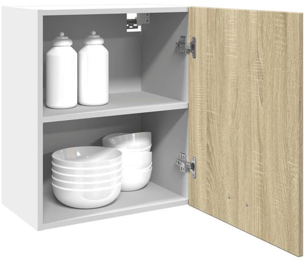 vidaXL Wandschrank Lyon Sonoma-Eiche 50x31x60 cm Holzwerkstoff 849619 Bild 4