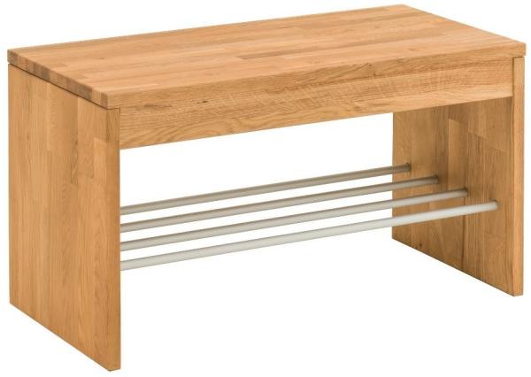 Schuhbank 82x45cm 'Stockholm' Wildeiche massiv