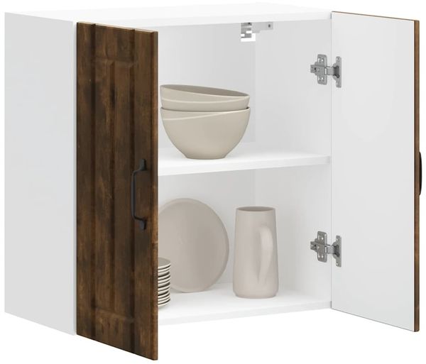 vidaXL Küchen-Hängeschrank Lucca Räuchereiche Holzwerkstoff 853822
