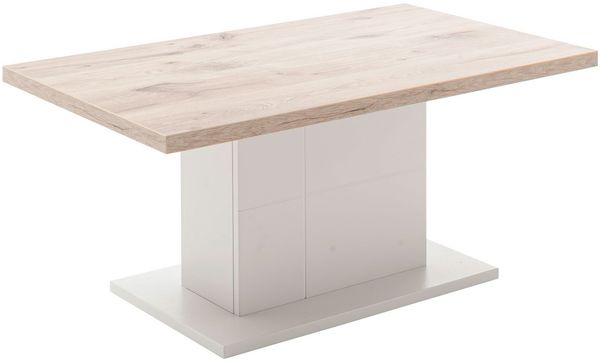 Couchtisch Amant / Amantea, Weiß, Holzfarben, 100 x 46 x 60 cm