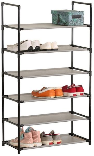 HTI-Living Schuhregal Schuhregal 6 Etagen Lena, Stück 1-tlg, Schuhablage