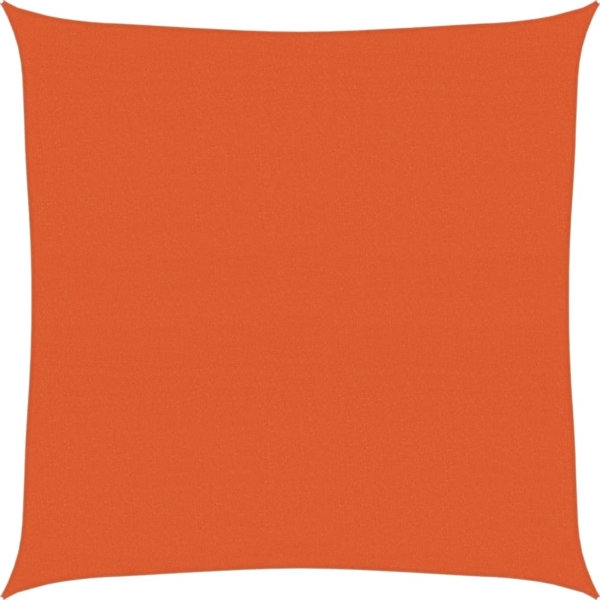 vidaXL Sonnensegel 160 g/m² Quadratisch Orange 4x4 m HDPE 311661