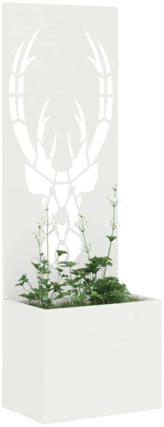 vidaXL Garten Sichtschutz-Leinwand Tiermuster Weiß 50 x 140 cm 876484 Bild 2