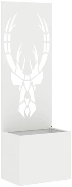 vidaXL Garten Sichtschutz-Leinwand Tiermuster Weiß 50 x 140 cm 876484 Bild 1