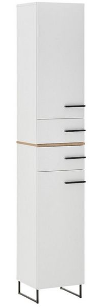 moebel-dich-auf Hochschrank MESSINA (Badezimmerschrank Badregal) Softclose-Funktion, Breite 35 cm
