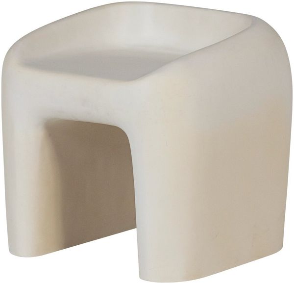 Gartenhocker Nivo - verstärktes Faserpolymer Natur