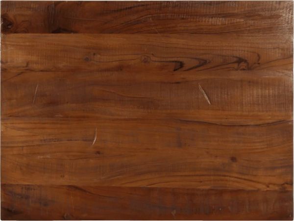 vidaXL Tischplatte 90x70x2,5 cm Rechteckig Altholz Massiv 371205