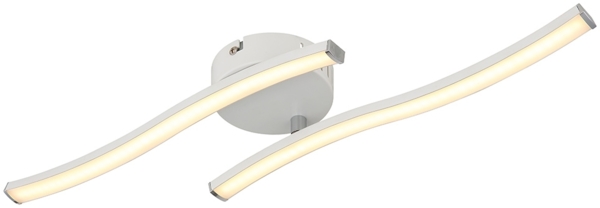 LED Deckenleuchte, beweglicher Arm, weiß, L 51,5 cm