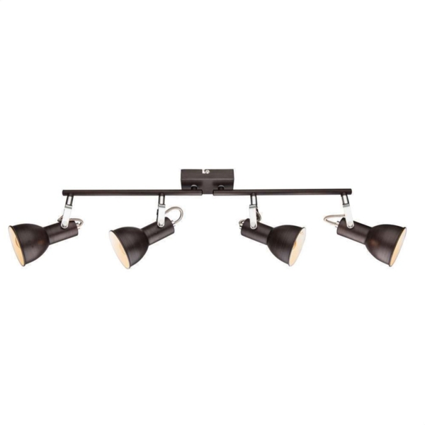 Stattlicher 4-flammige Schlafzimmer Strahler XENIA