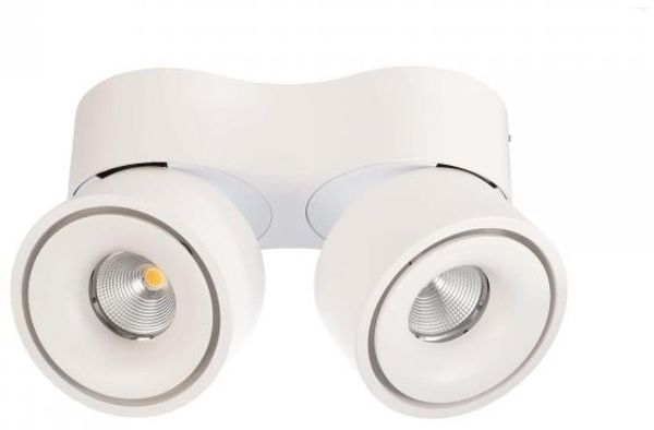DEKO-LIGHT Uni II Double Deckenaufbauleuchte, 220-240V AC/50-60Hz, 18,00 W, weiß (348125)