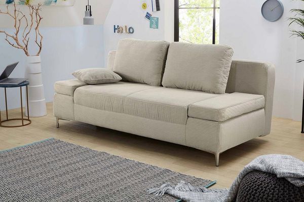 Jockenhöfer Gruppe Schlafsofa Jano, klassisches Schlafsofa mit individuell, verstellbaren Armlehnen
