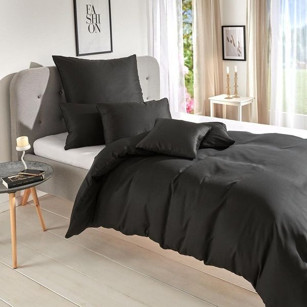 TRAUMSCHLAF Bettwäsche Uni Tencel™ Lyocell, Lyocell, 2 teilig, glatte Oberfläche und super angenehmes weiches Hautgefühl