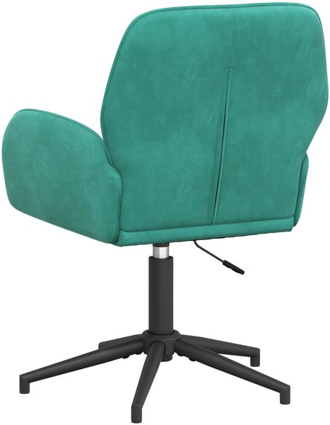 vidaXL Drehstuhl 54 x 55 x 90 cm Türkis Samt (V) 42034352 Bild 5