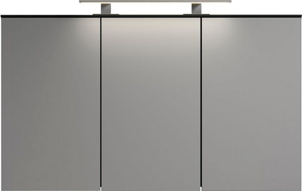INOSIGN Spiegelschrank Premont (1-St) Breiter Badspiegel mit 3 Spiegeltüren und 9 Fächern - Soft-Close