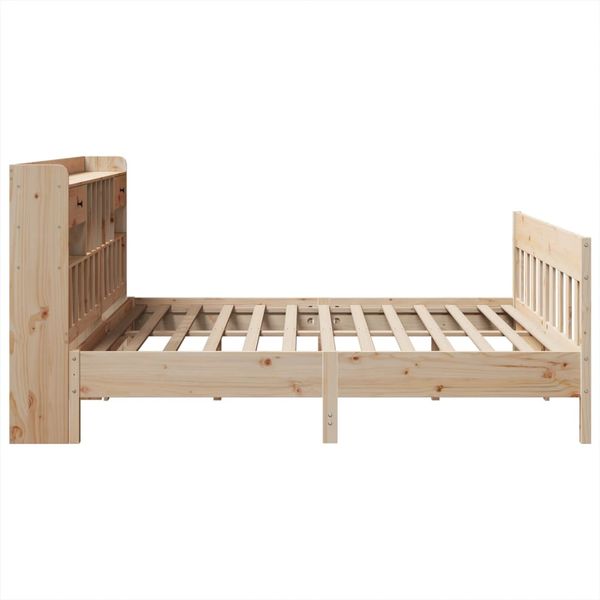 vidaXL Massivholzbett ohne Matratze 180x200 Kiefernholz 3323251 Bild 7