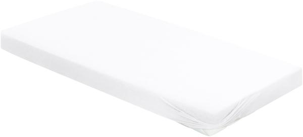 Irisette Kuschel-Jersey Spannbetttuch Vesuv 0012 weiss 150x200 cm 12-81 weiss