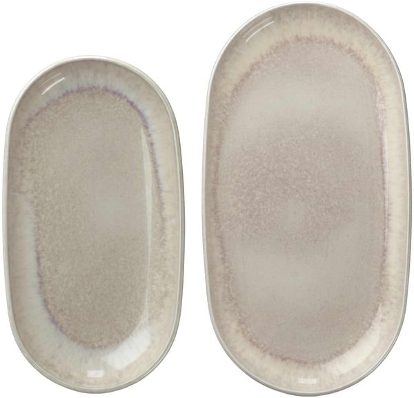 like. by Villeroy & Boch Perlemor Sand Servierplatten-Set 2-teilig