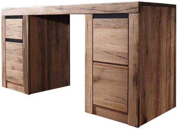 Schreibtisch Wild-/Zerreiche 150x50x75 tabacco brown geölt MONTREUX #319