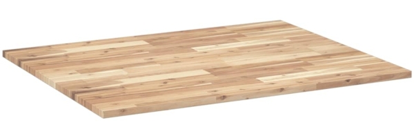 vidaXL Tischplatte Rechteckig 100x80x2 cm Massivholz Akazie 4008763 Bild 6