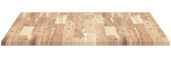 vidaXL Tischplatte Rechteckig 100x80x2 cm Massivholz Akazie 4008763 Bild 5