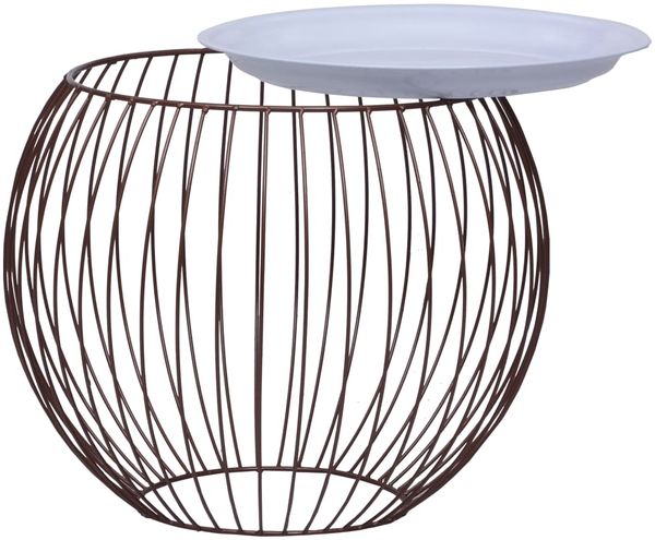 Couchtisch, Sofatisch Golden Ø 41 cm