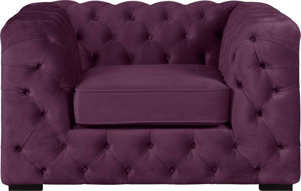 Guido Maria Kretschmer Home&Living Chesterfield-Sessel Kalina Sessel, mit klassischer Chesterfield-Knopfheftung, sehr hochwertige Qualität