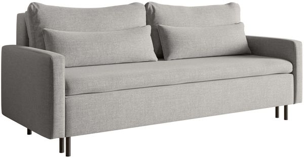 Selsey 'Umpro' 3-Sitzer Sofa mit Schlaffunktion und Bettkasten, Chenille, Grau