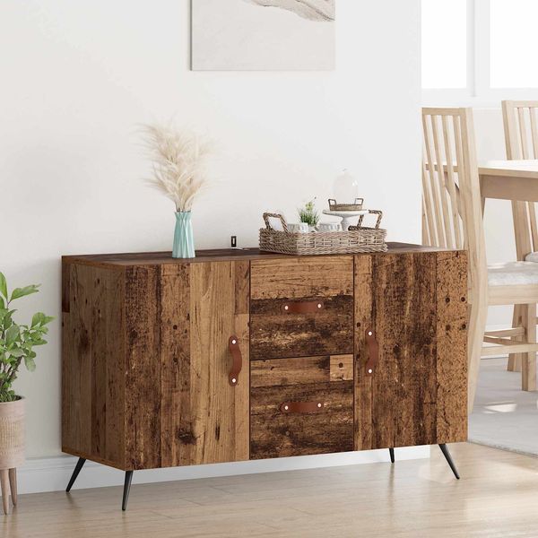 vidaXL Sideboard mit Schubladen Altholz 100 x 36 x 60 cm Holzwerkstoff 882451