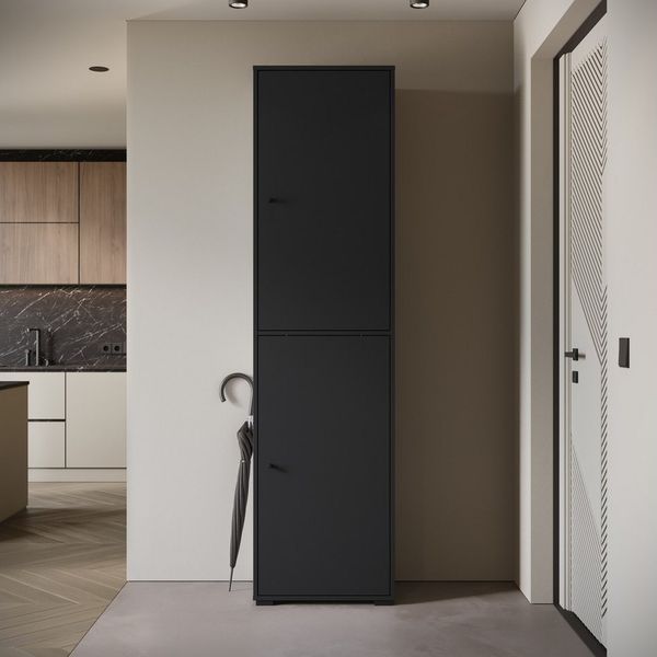 Home affaire Schuhschrank Schuhkommode Dino Flurschrank mit verstellbaren Einlegeböden, BxHxT: 50 × 190 × 33 cm