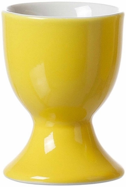 Ritzenhoff & Breker Doppio Eierbecher, Ei Becher, Eierhalter, Geschirr, Porzellan, Sonnengelb, 5 cm, 565065