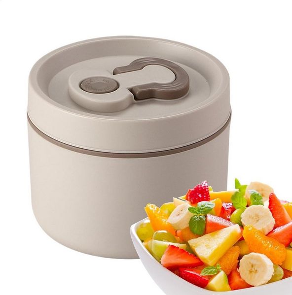 Venkuber Thermoschüssel Thermobehälter für Essen 520ml, Warmhaltebehälter aus Edelstahl, mit Löffel und Deckel